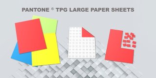 PANTONE ® TPG - 2801 colores en tarjetas de muestra de papel grande totalmente recubiertas (21 cm x 28 cm)...